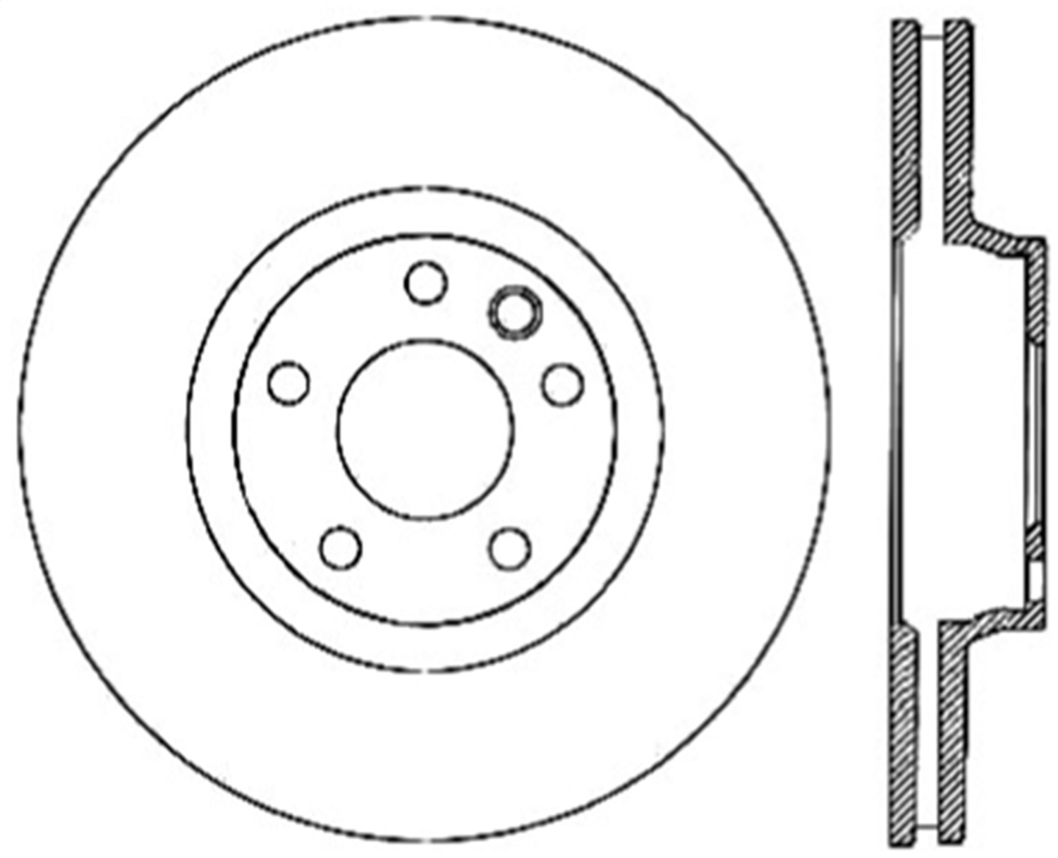 StopTech 126.33091CSR Sport Cryo-Treated Slotted Disc Brake Rotor