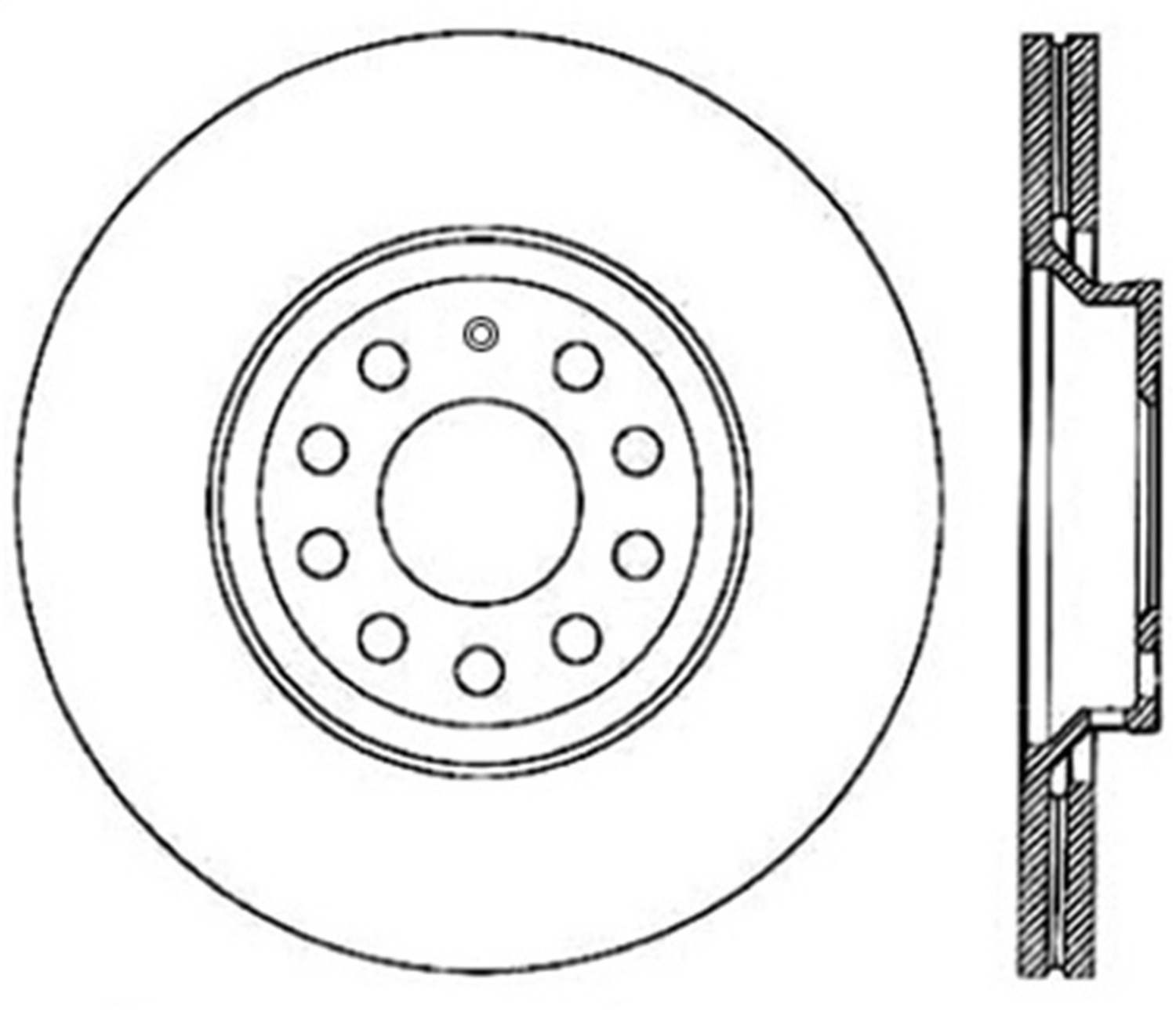 StopTech 126.33113CSL Sport Cryo-Treated Slotted Disc Brake Rotor