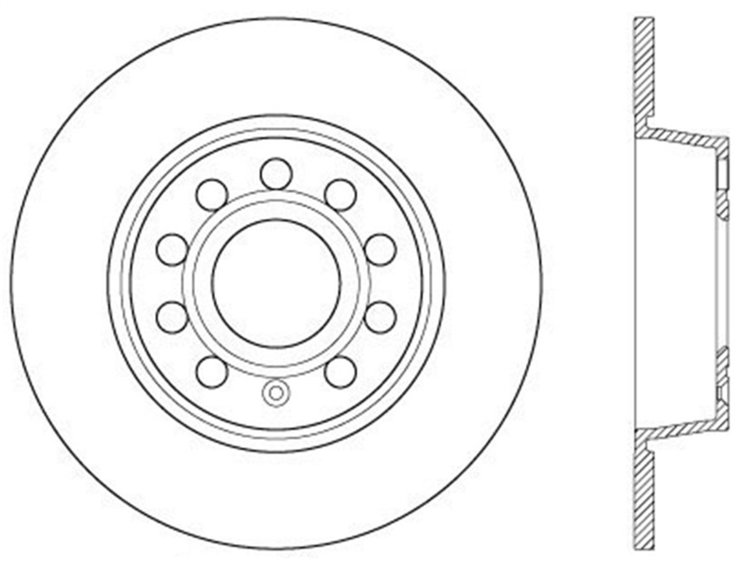 StopTech 126.33131CSL Sport Cryo-Treated Slotted Disc Brake Rotor