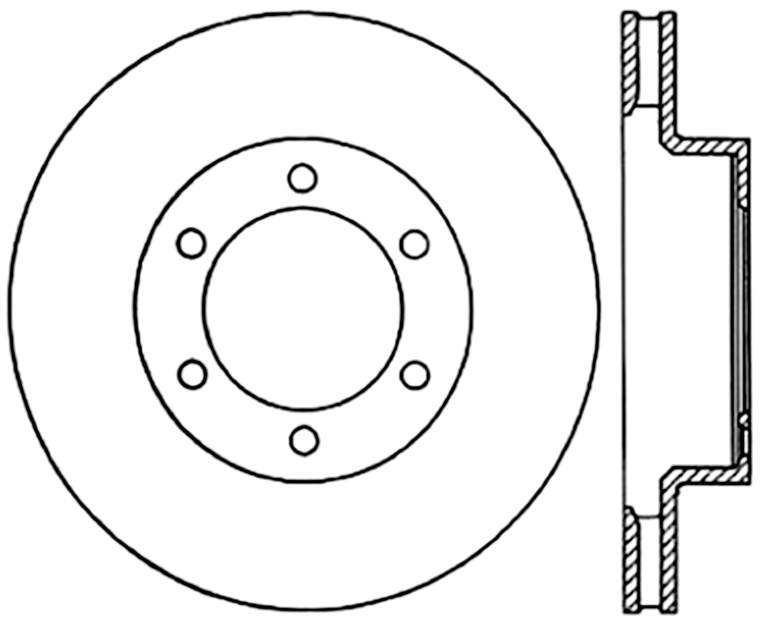 StopTech 126.44129CSL Sport Cryo-Treated Slotted Disc Brake Rotor