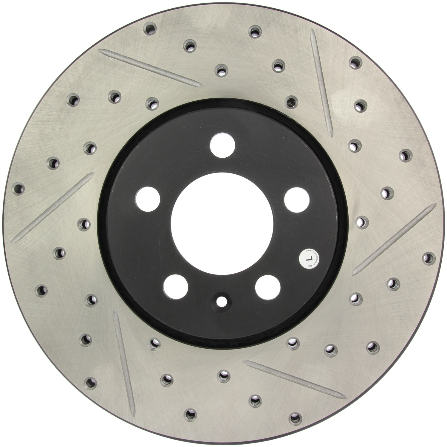 StopTech 127.33059L Sport Cross-Drilled And Slotted Disc Brake Rotor