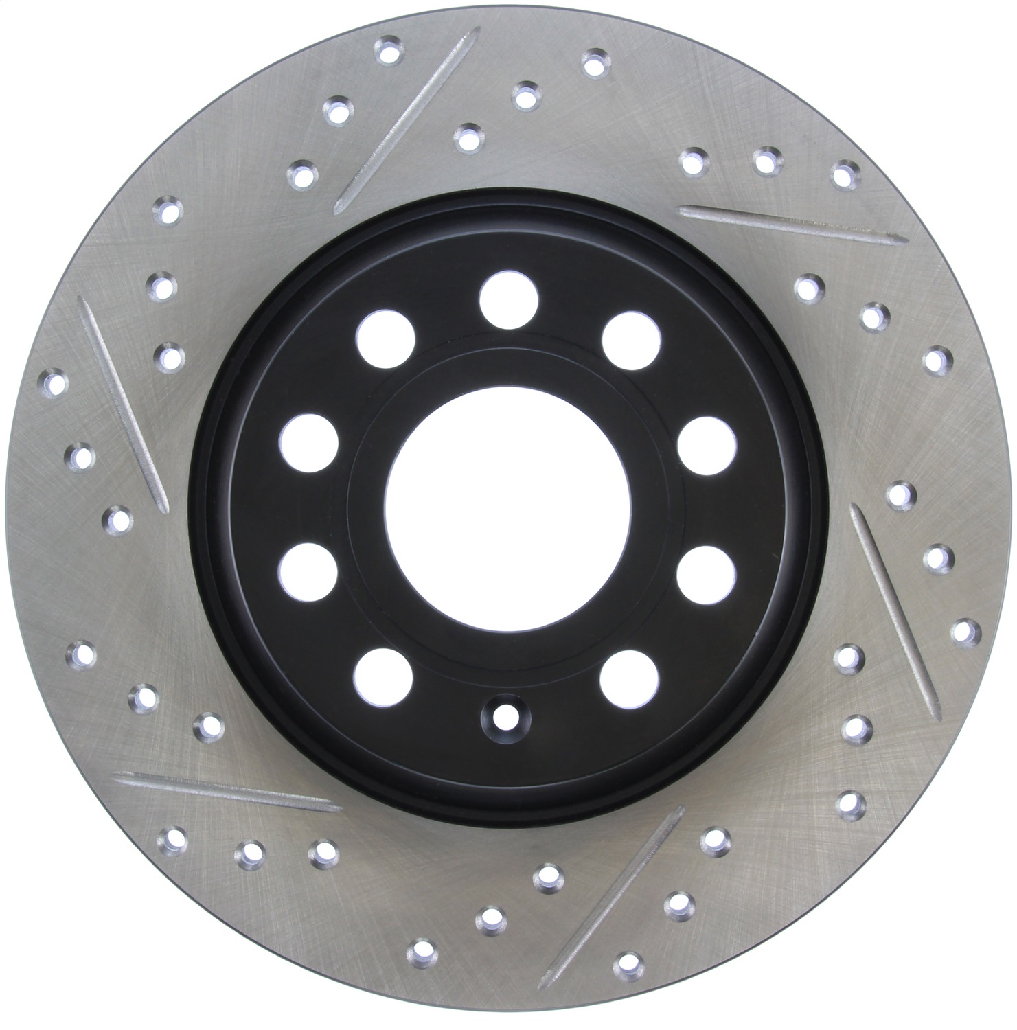 StopTech 127.33099R Sport Cross-Drilled And Slotted Disc Brake Rotor