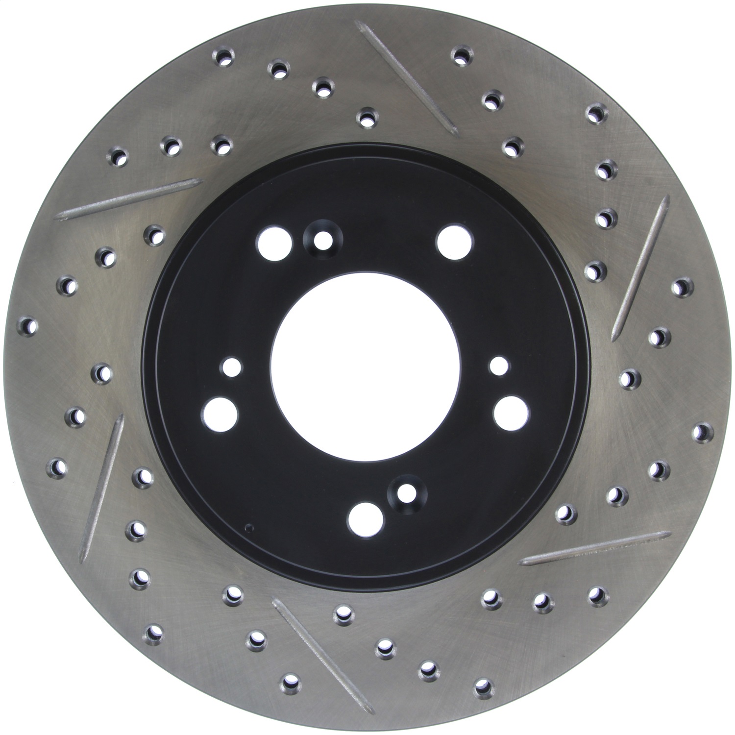 StopTech 127.40026L Sport Cross-Drilled And Slotted Disc Brake Rotor