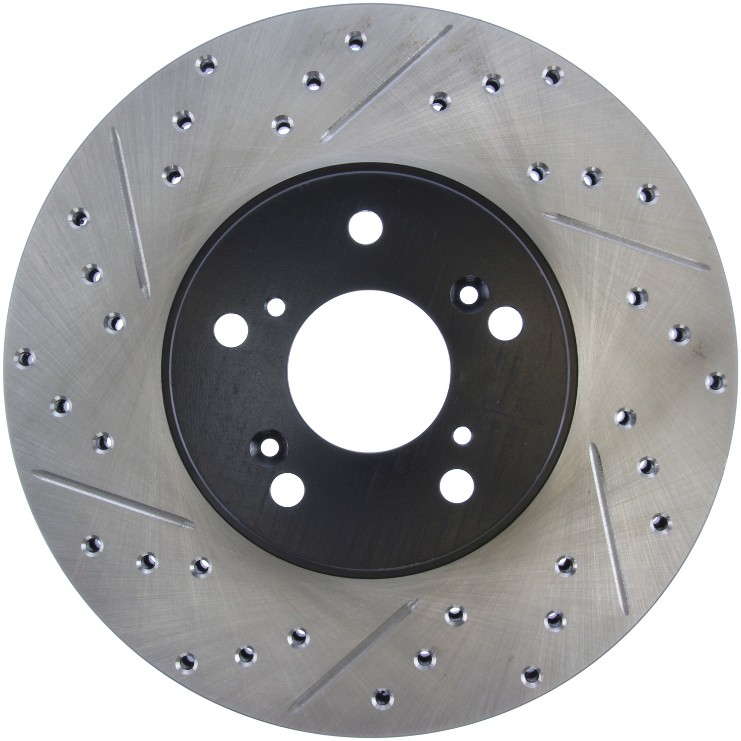 StopTech 127.40046R Sport Cross-Drilled And Slotted Disc Brake Rotor