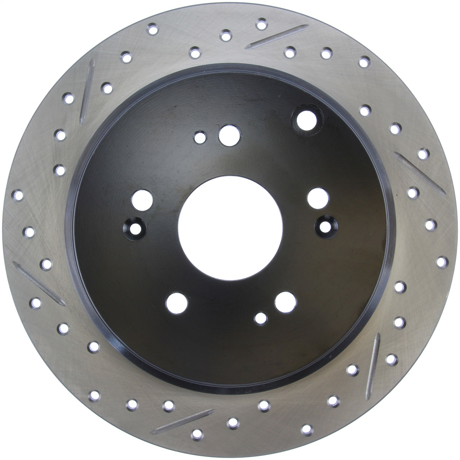 StopTech 127.40063R Sport Cross-Drilled And Slotted Disc Brake Rotor