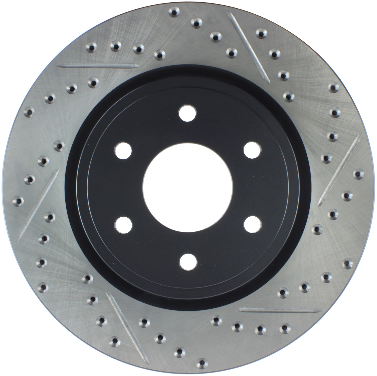 StopTech 127.42085L Sport Cross-Drilled And Slotted Disc Brake Rotor