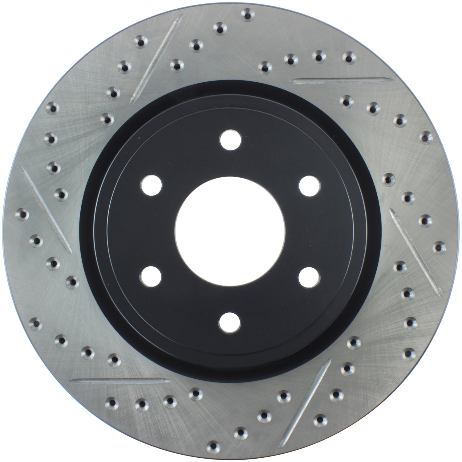 StopTech 127.42085R Sport Cross-Drilled And Slotted Disc Brake Rotor