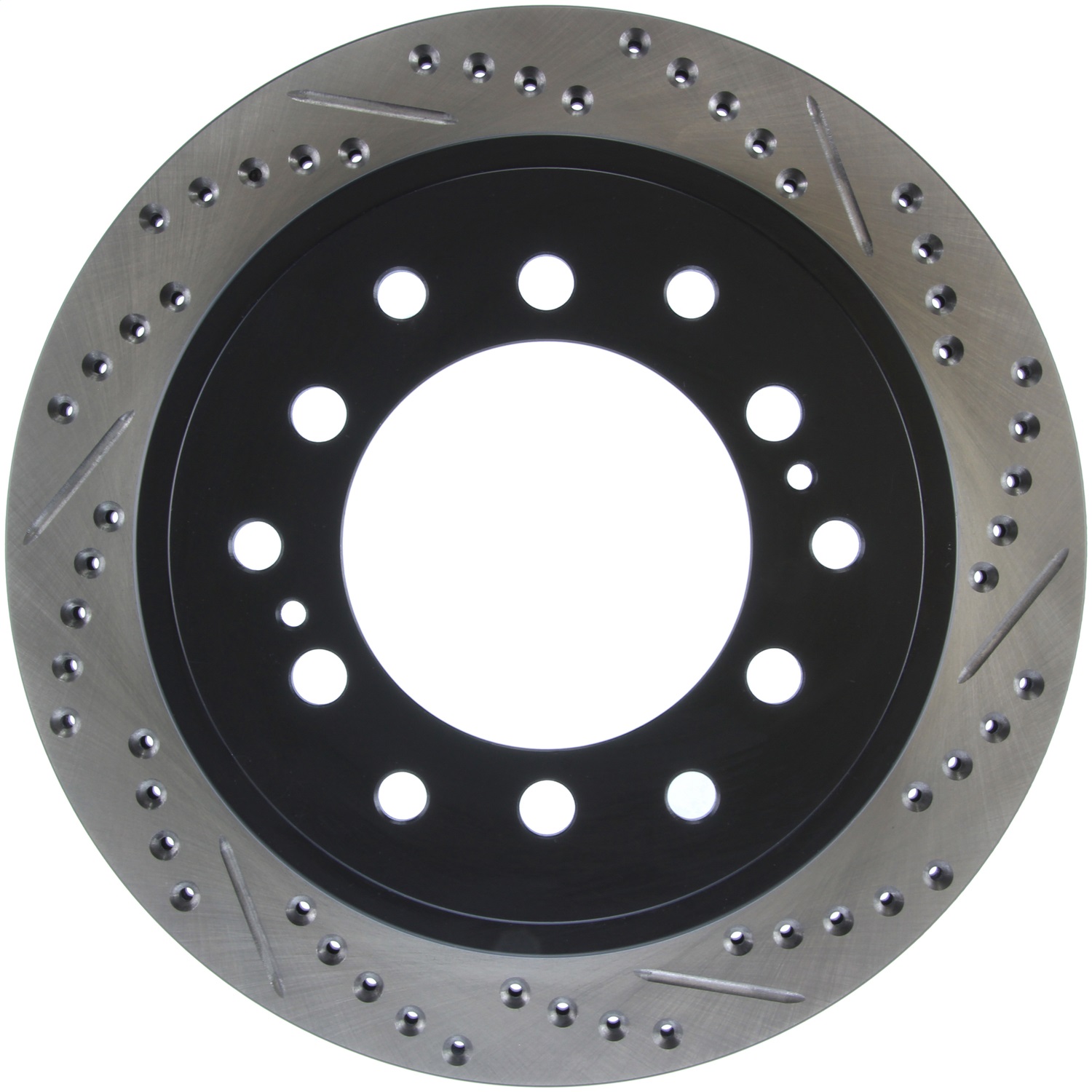 StopTech 127.44175L Sport Cross-Drilled And Slotted Disc Brake Rotor