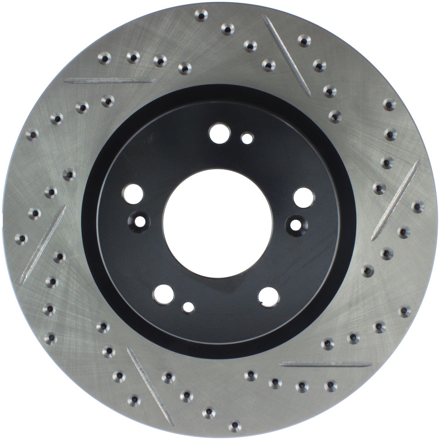 StopTech 127.46068L Sport Cross-Drilled And Slotted Disc Brake Rotor