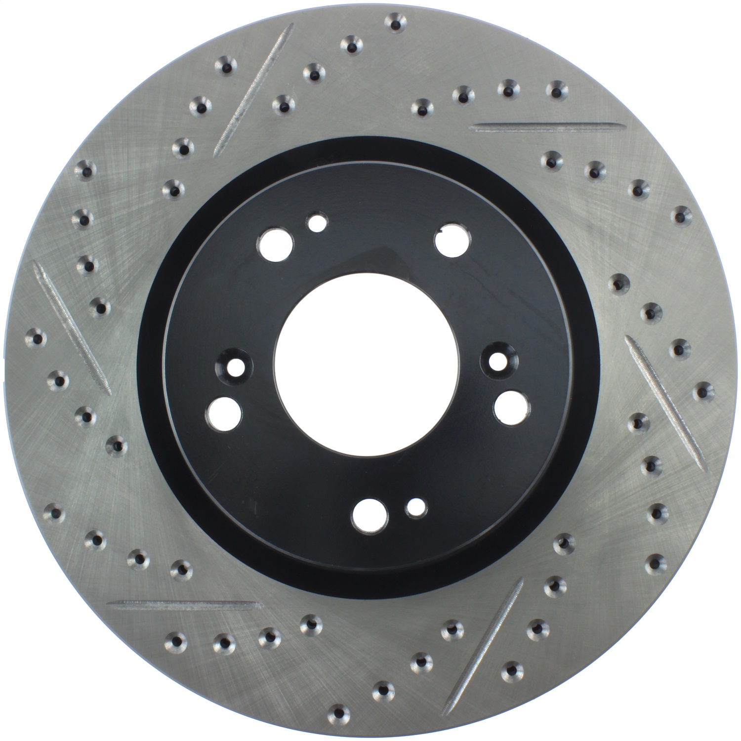 StopTech 127.46068R Sport Cross-Drilled And Slotted Disc Brake Rotor