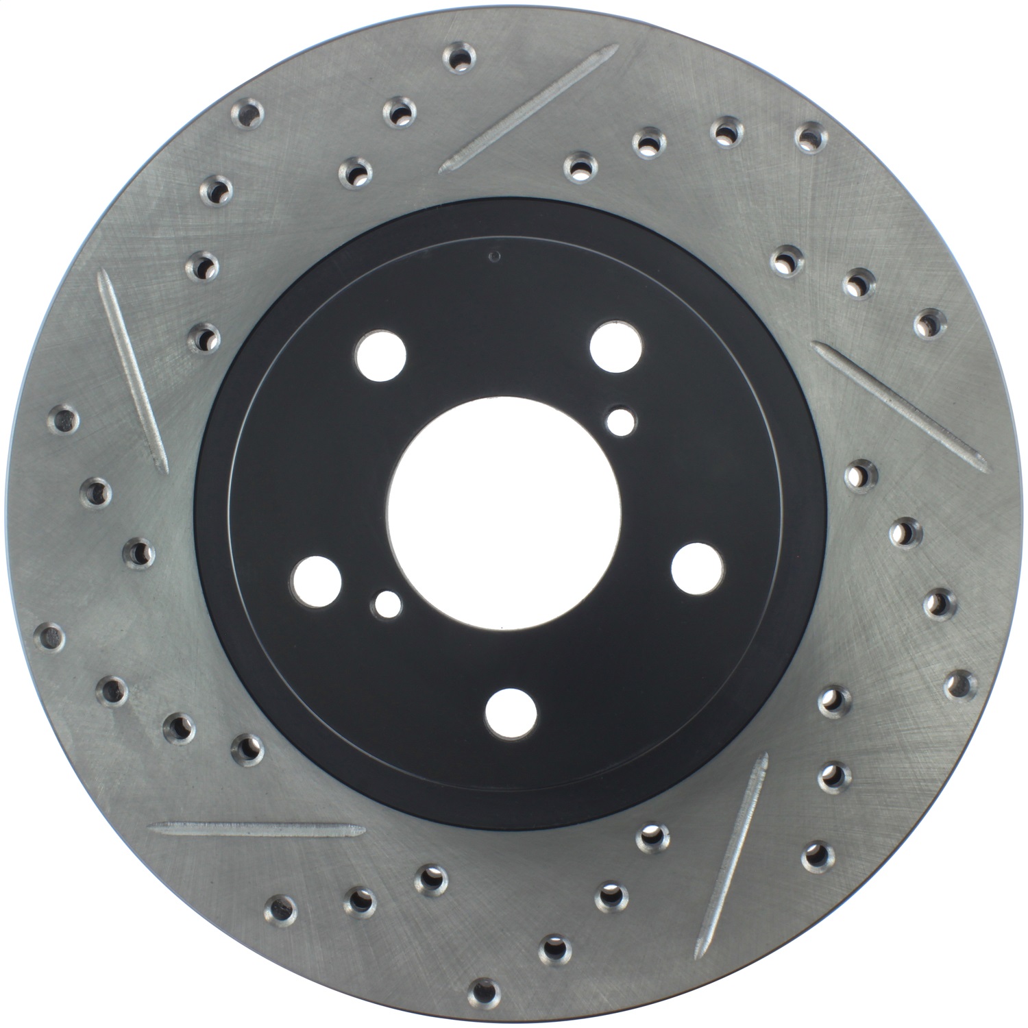 StopTech 127.47012R Sport Cross-Drilled And Slotted Disc Brake Rotor