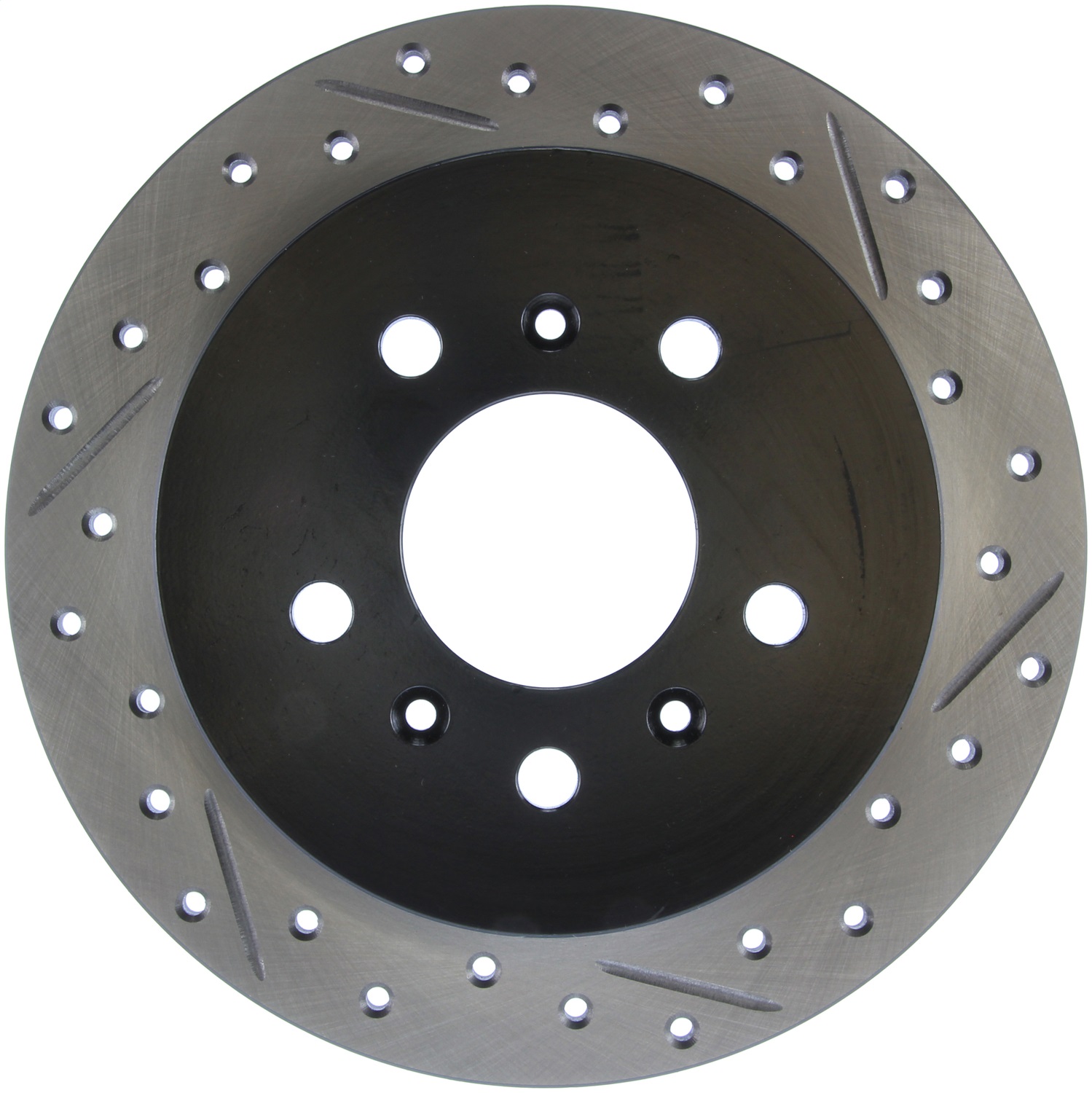 StopTech 127.62097L Sport Cross-Drilled And Slotted Disc Brake Rotor