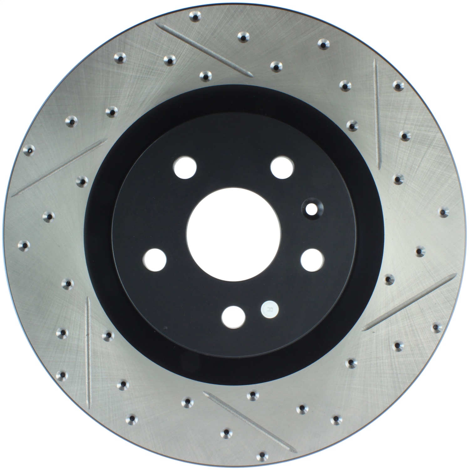 StopTech 127.62124L Sport Cross-Drilled And Slotted Disc Brake Rotor