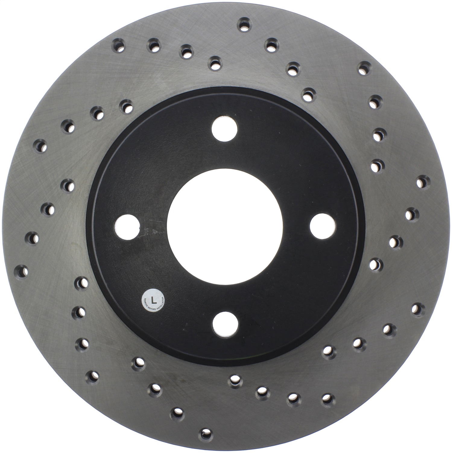 StopTech 128.61048L Sport Cross-Drilled Disc Brake Rotor