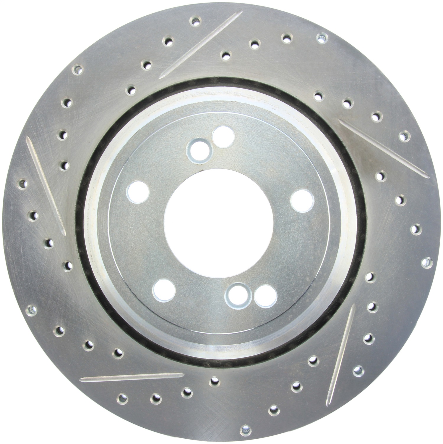 StopTech 227.34054L Select Sport Cross-Drilled And Slotted Disc Brake Rotor