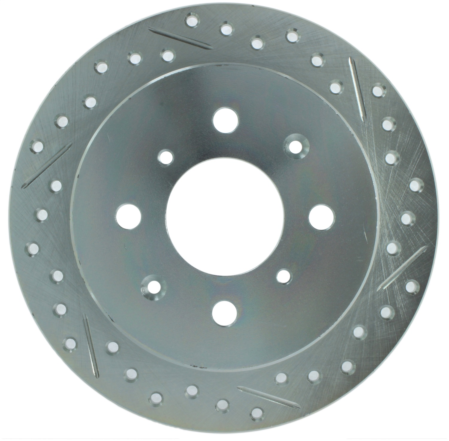 StopTech 227.40017L Select Sport Cross-Drilled And Slotted Disc Brake Rotor