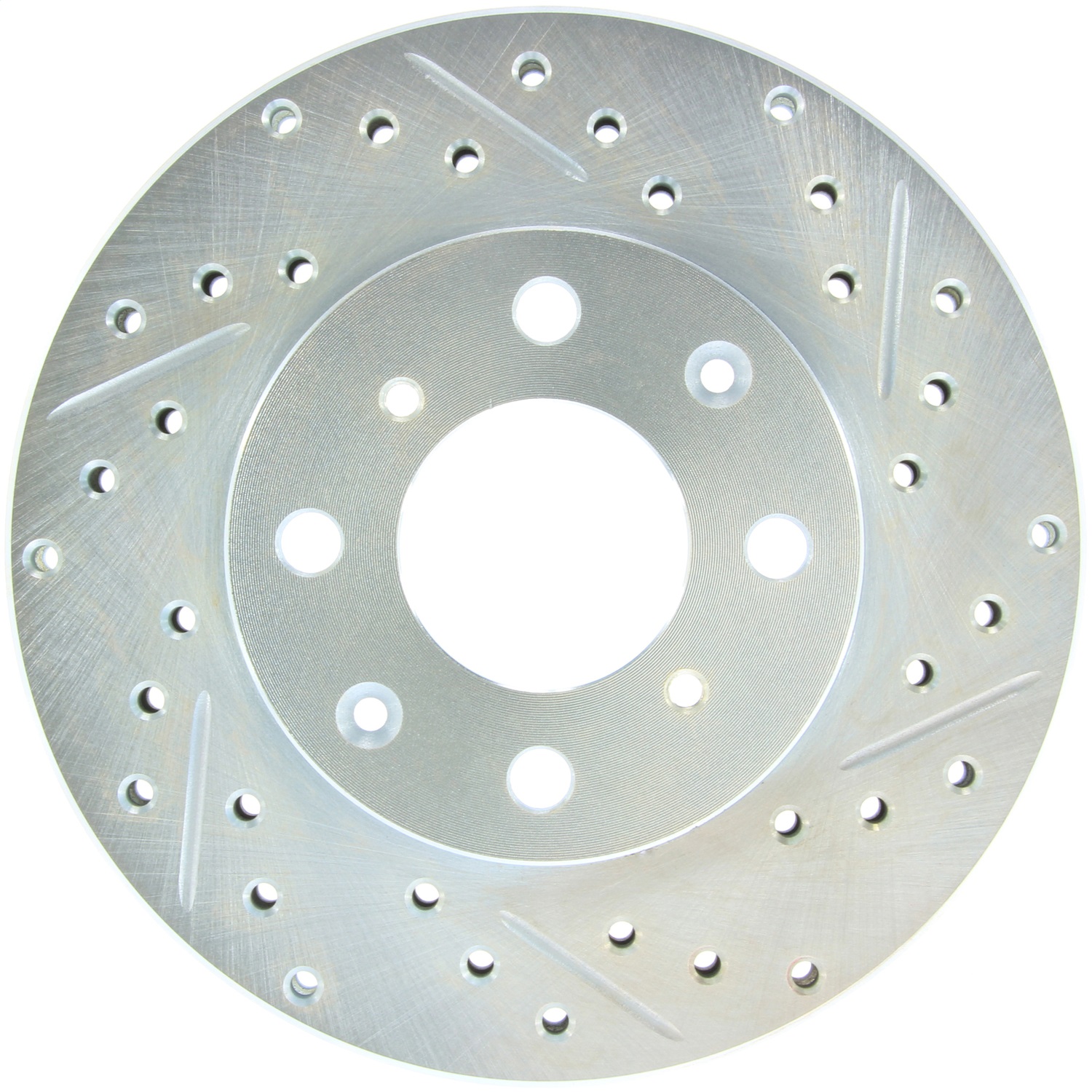 StopTech 227.40023L Select Sport Cross-Drilled And Slotted Disc Brake Rotor