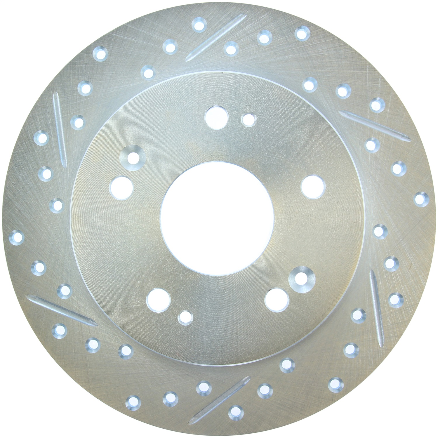 StopTech 227.40040R Select Sport Cross-Drilled And Slotted Disc Brake Rotor