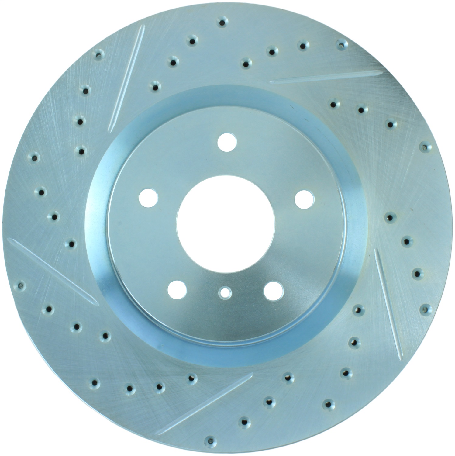 StopTech 227.42076R Select Sport Cross-Drilled And Slotted Disc Brake Rotor