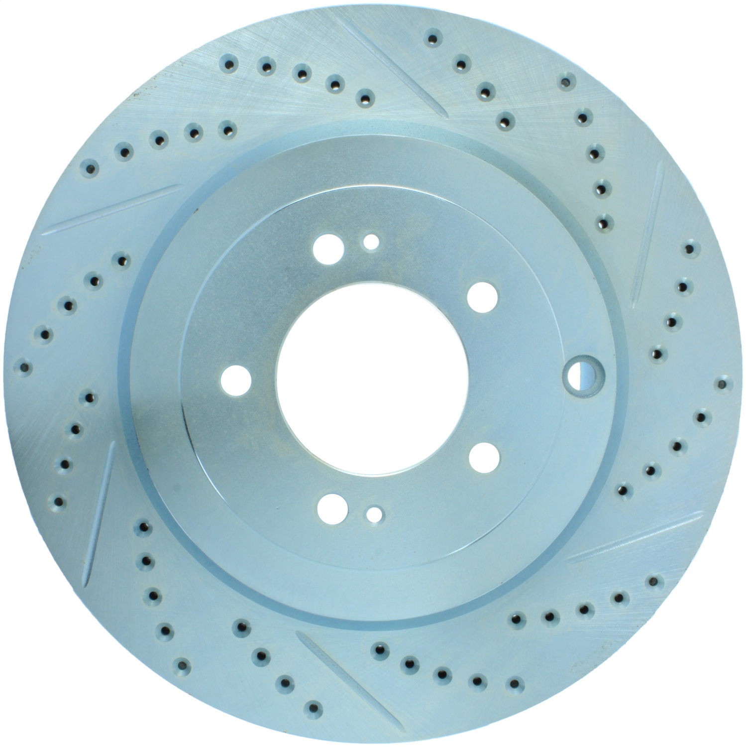 StopTech 227.46075L Select Sport Cross-Drilled And Slotted Disc Brake Rotor