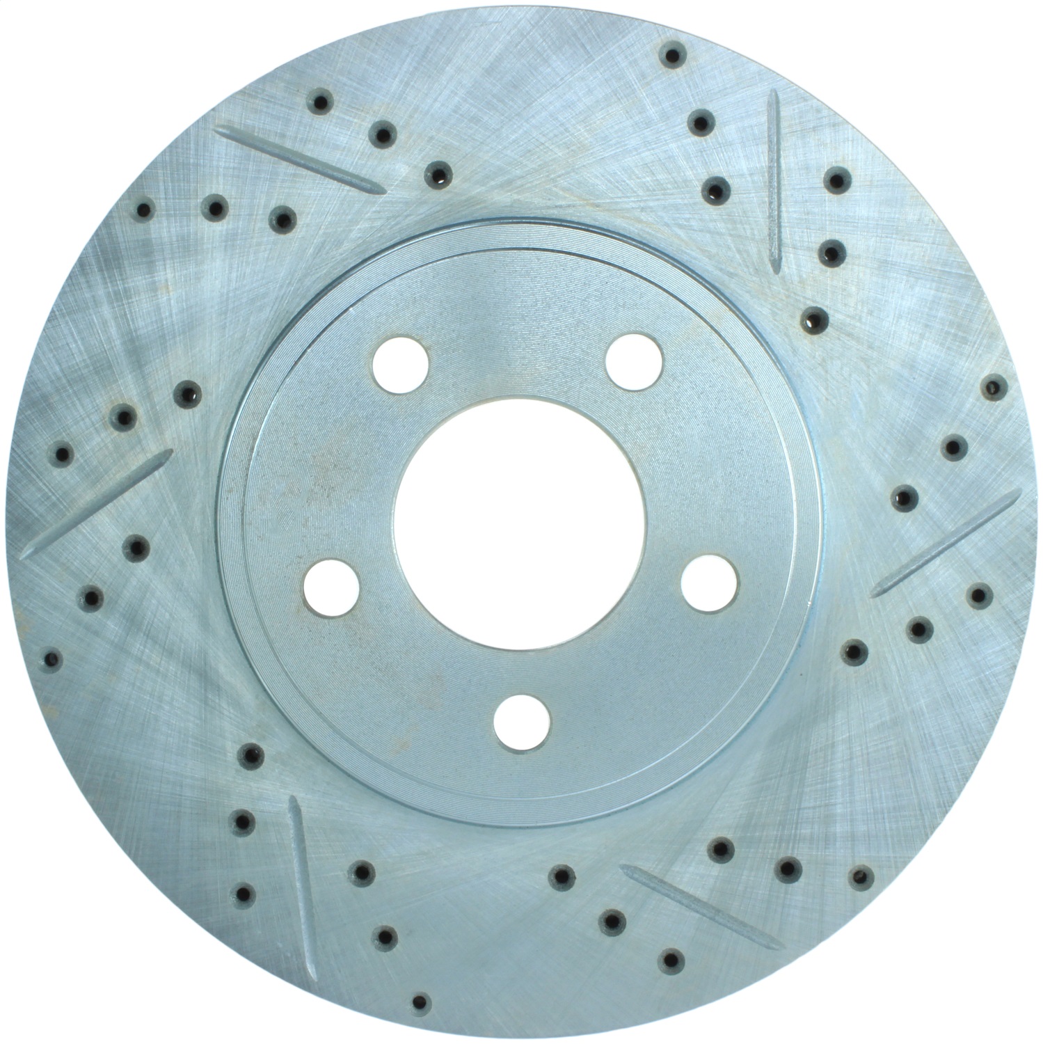 StopTech 227.61072L Select Sport Cross-Drilled And Slotted Disc Brake Rotor