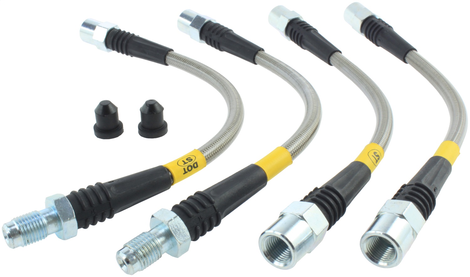 StopTech 950.34501 Stainless Steel Hose Set Fits 323i 325i 325is 328i 328is M3