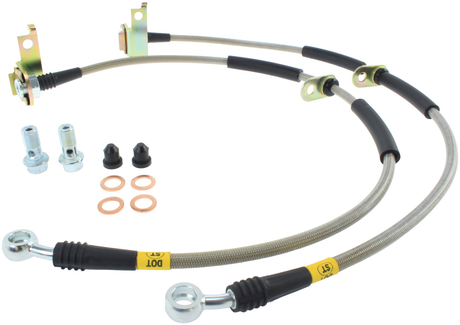 StopTech 950.45006 Stainless Steel Hose Set Fits 03-13 6 Fusion Milan MKZ Zephyr