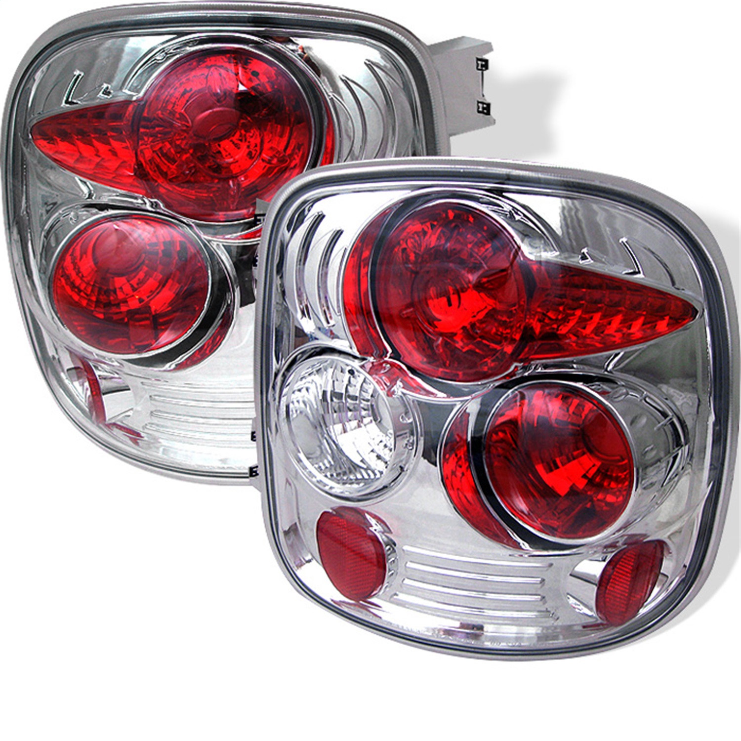 Spyder Auto 5002112 Euro Style Tail Lights Fits 99-04 Silverado 1500