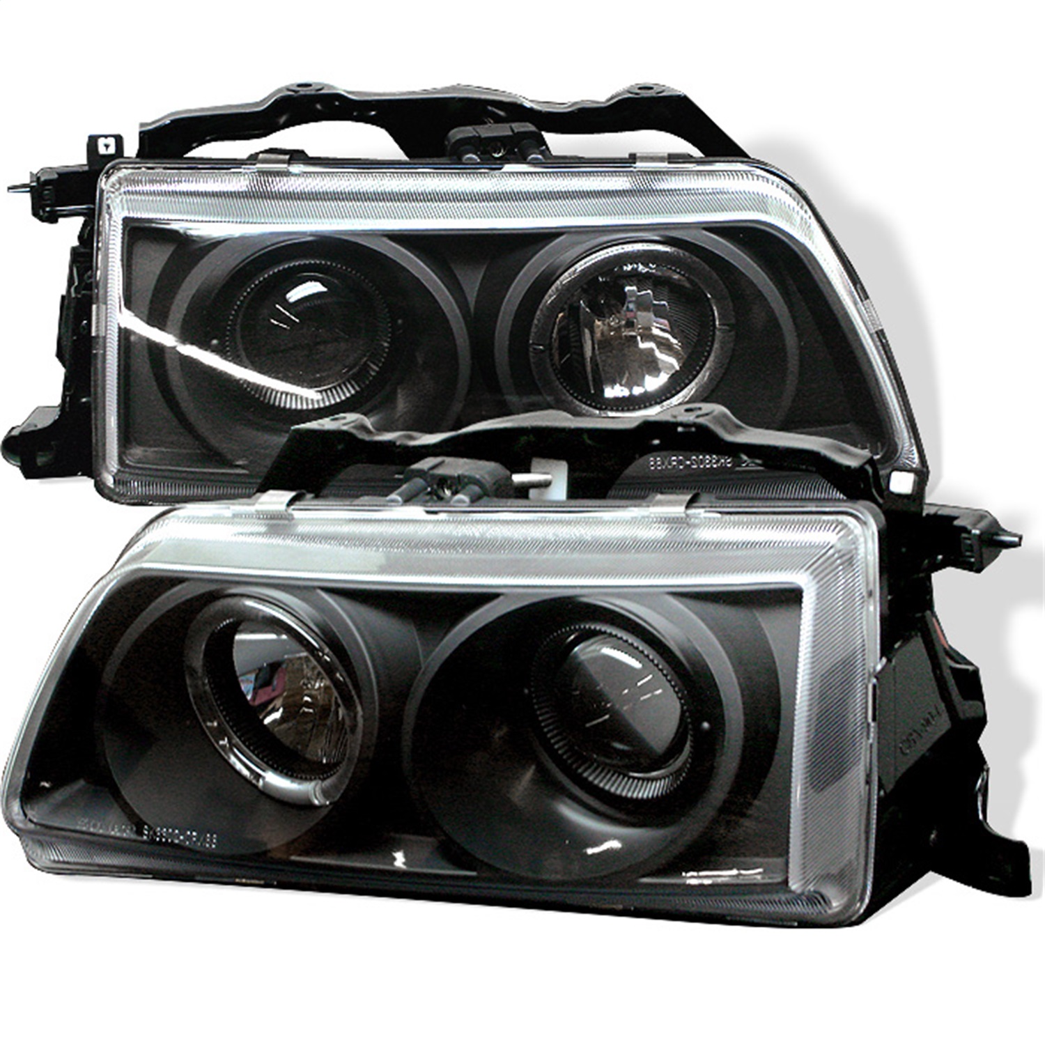 Spyder Auto 5010827 Halo Projector Headlights Fits 90-91 Civic CRX