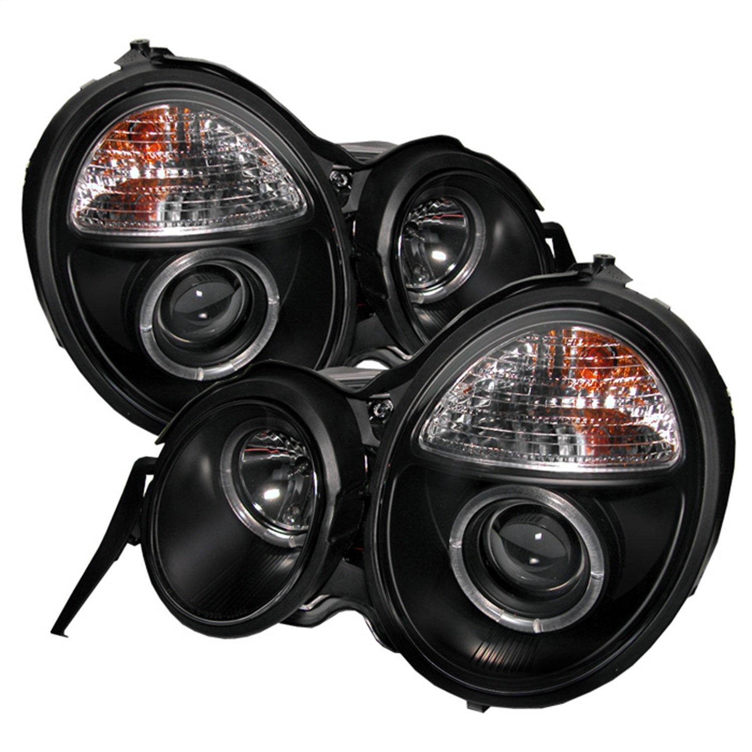 Spyder Auto 5011275 Halo Projector Headlights Fits 95-99 E300 E320 E420 E430