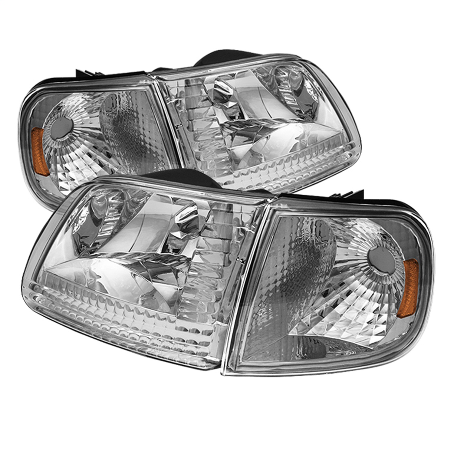 Spyder Auto 5070326 XTune Crystal Headlights Fits 97-03 Expedition F-150