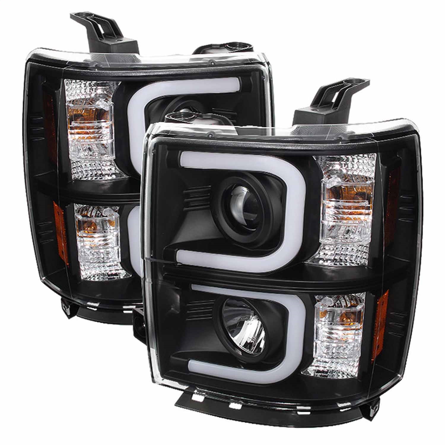 Spyder Auto 5079473 Projector Headlights Fits 14-15 Silverado 1500