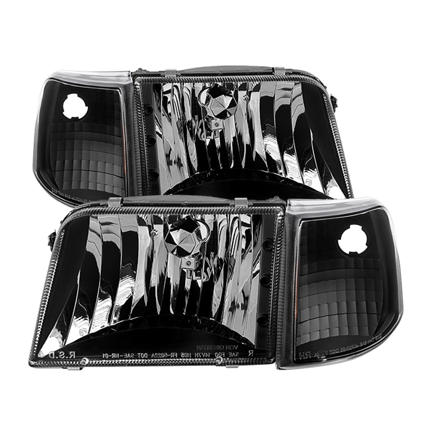 Spyder Auto 9029363 XTune Crystal Headlights Fits 93-97 Ranger