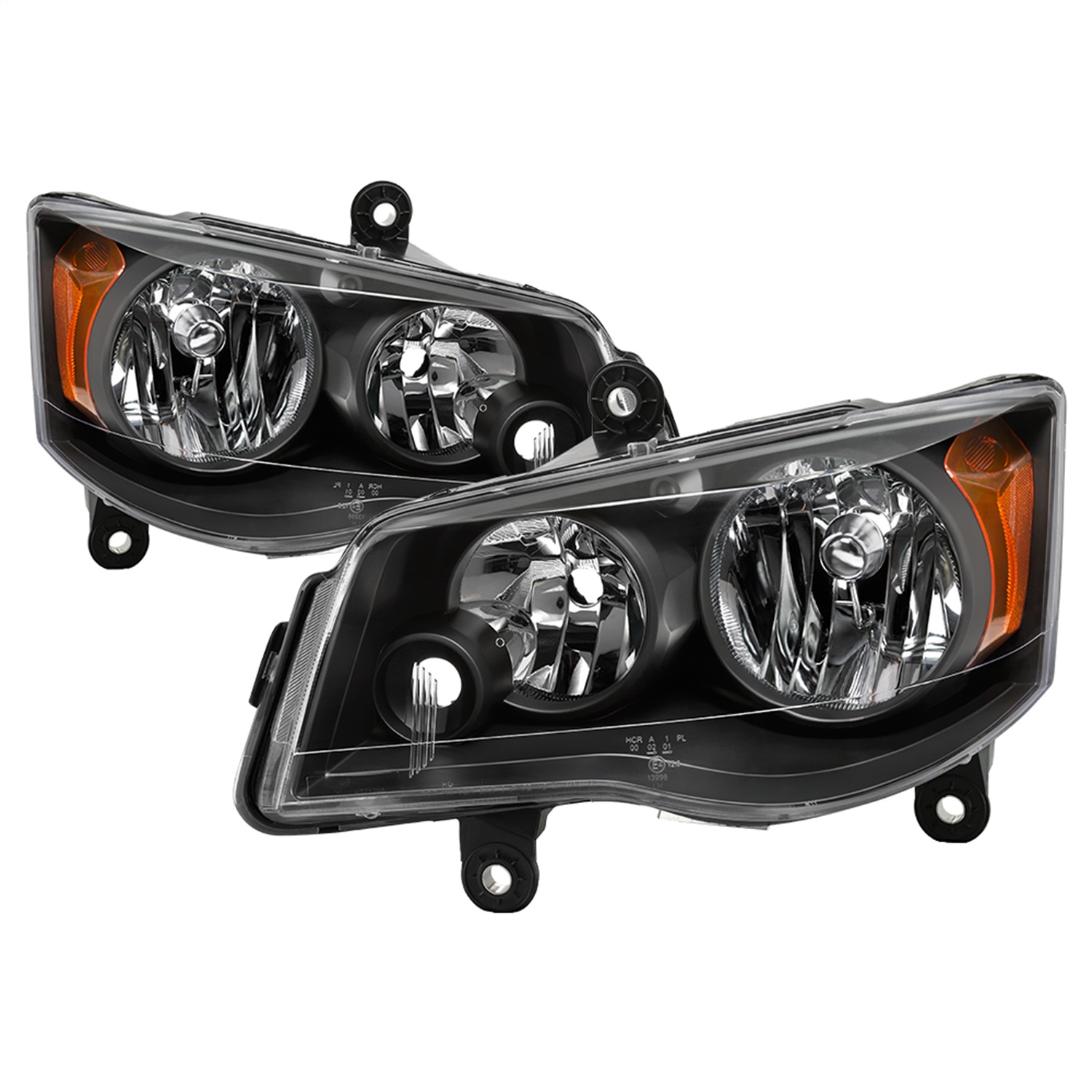 Spyder Auto 9042492 Headlights Fits 08-17 Grand Caravan Town & Country