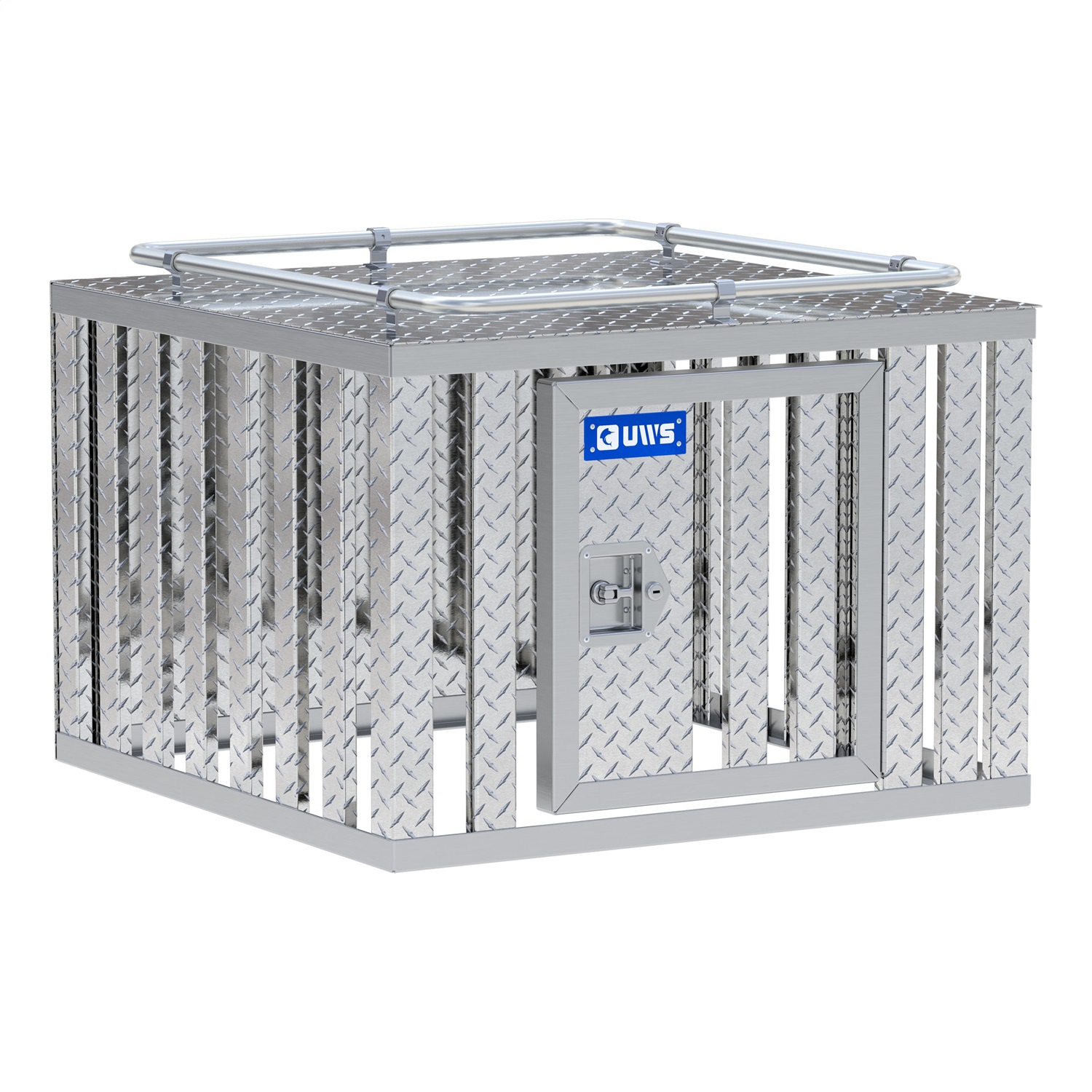 UWS DB-3636 Bright Aluminum 36in. x 36in. Single-Door Dog Box