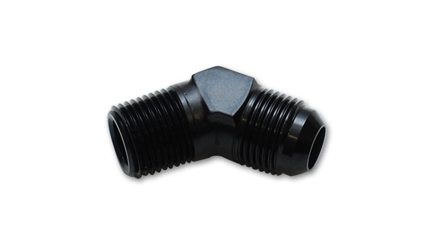 Vibrant Performance 45 Degree Adapter Fitting (AN to NPT) Size -10AN x 3/8in NPT