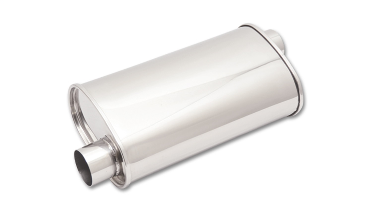 Vibrant StreetPower Oval Muffler 5in x 9in x 15in - 2.25in inlet/outlet