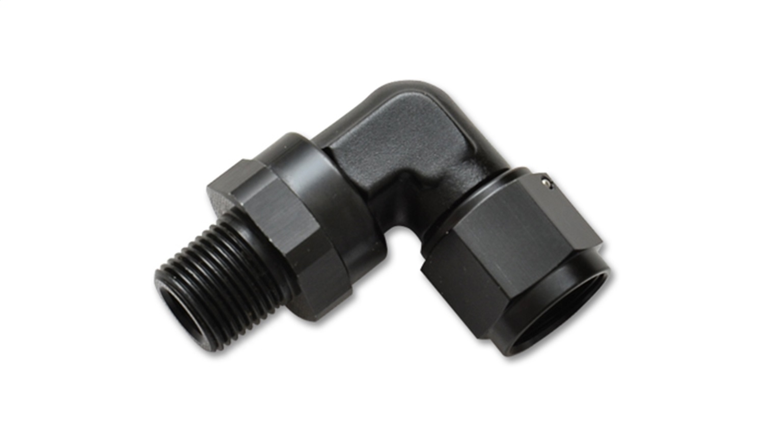 Vibrant Performance -4AN to 1/8in NPT Female Swivel 90 Degree Adapter Fitting