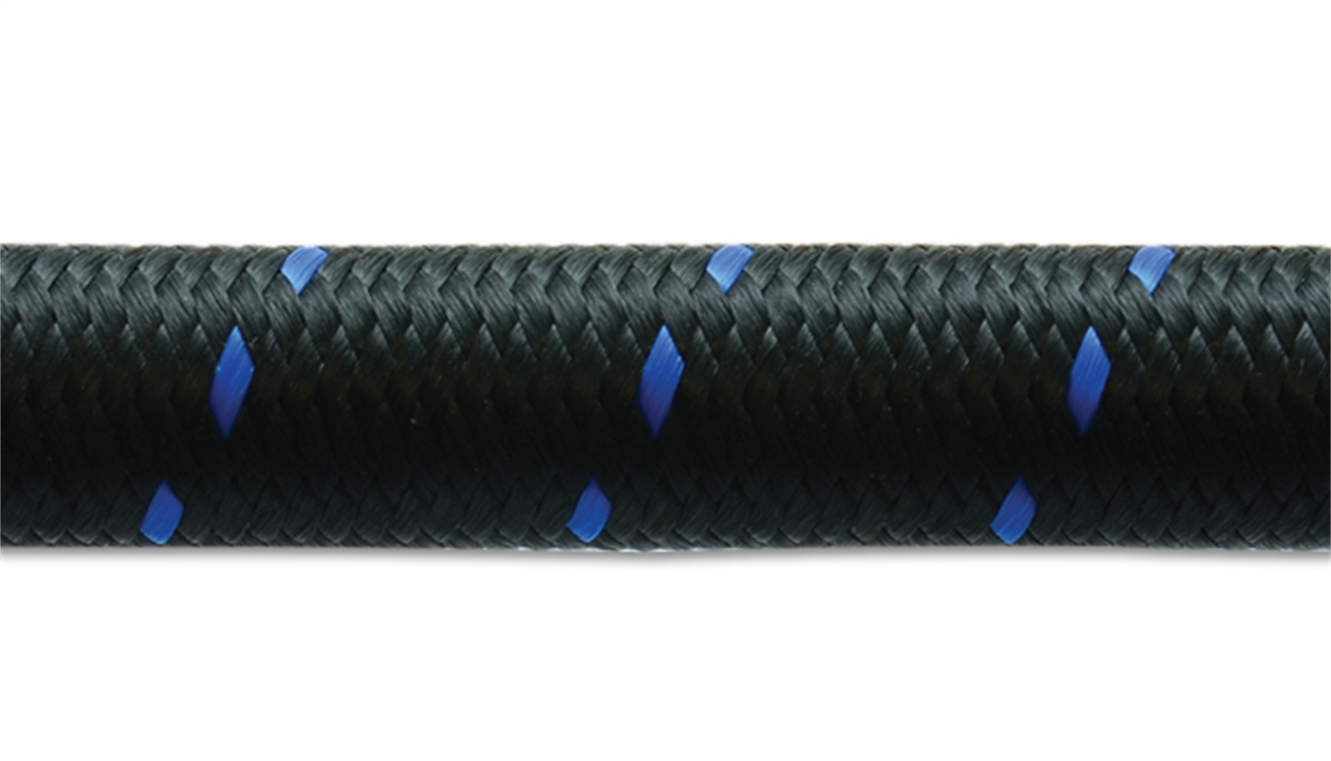 Vibrant Performance 11974B - Nylon Braided Black-Blue Flex Hose