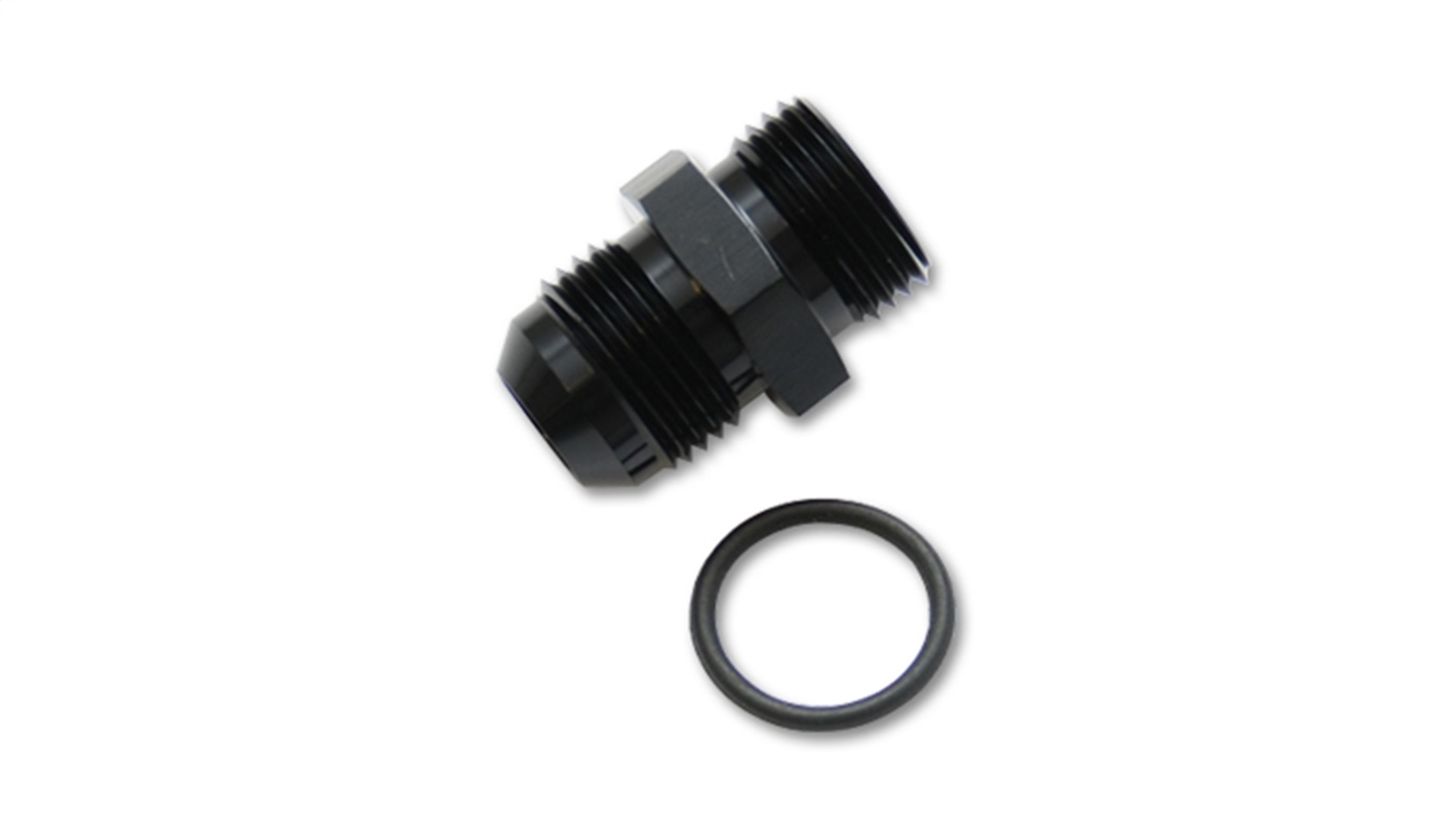 Vibrant -6AN Male Flare to -12 ORB Male Straight Adapter w/O-Ring