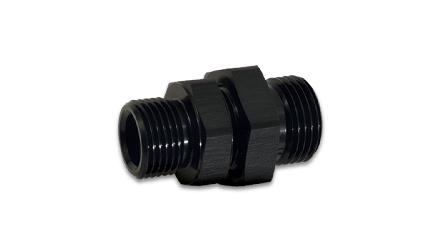 Vibrant Performance -6 ORB Male to Male Union Adapter - Anodized Black