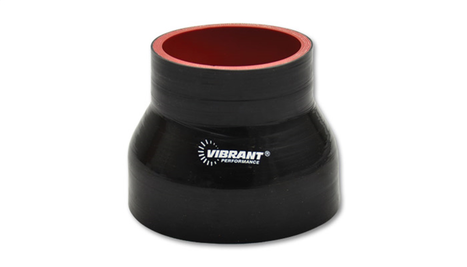 Vibrant Performance 4 Ply Reducer Couper 3.5in ID x 2.75in ID x 3in Long - Black