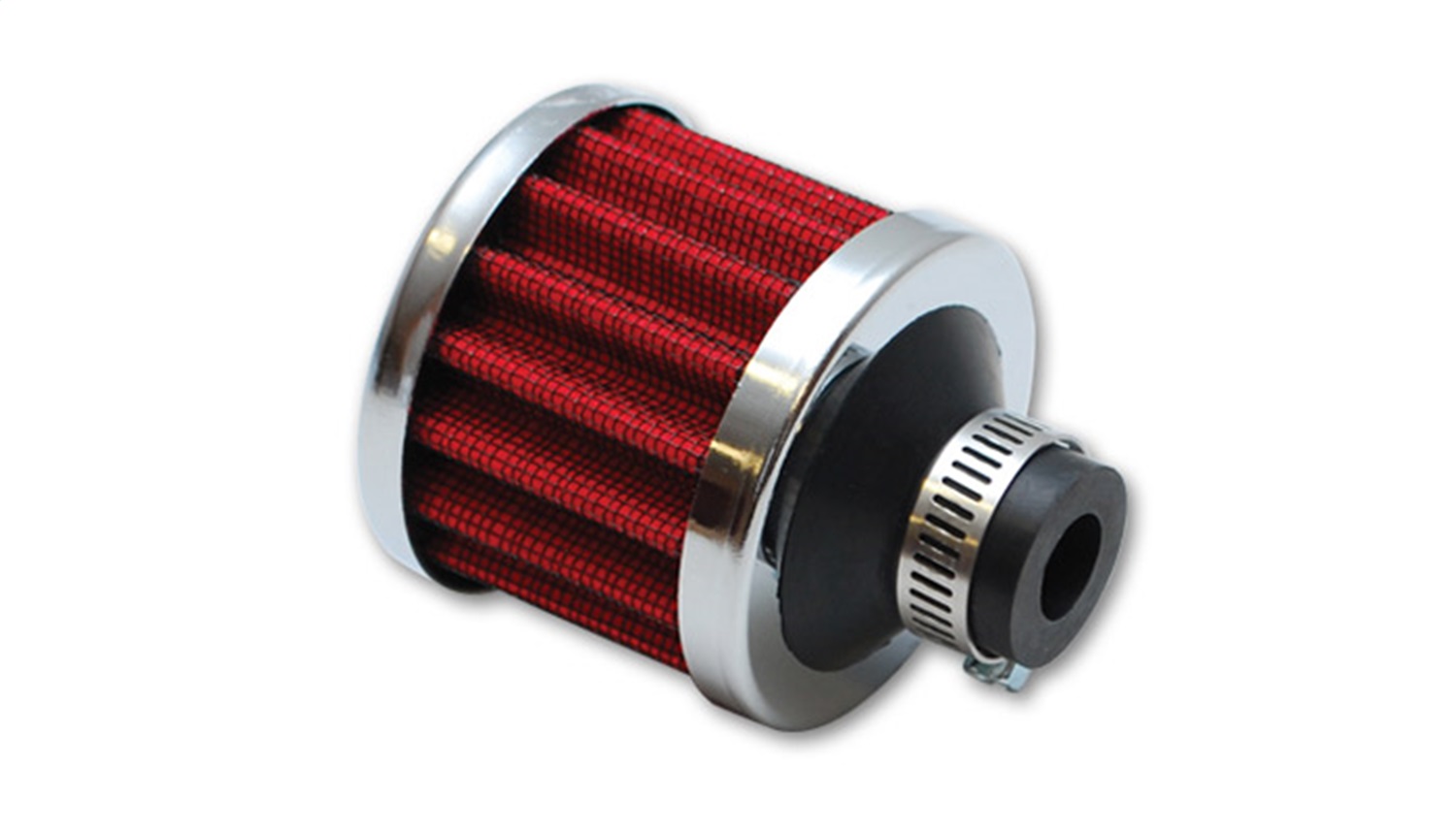 Vibrant Crankcase Breather Filter w/ Chrome Cap - 1.25" (32mm) Inlet I.D.