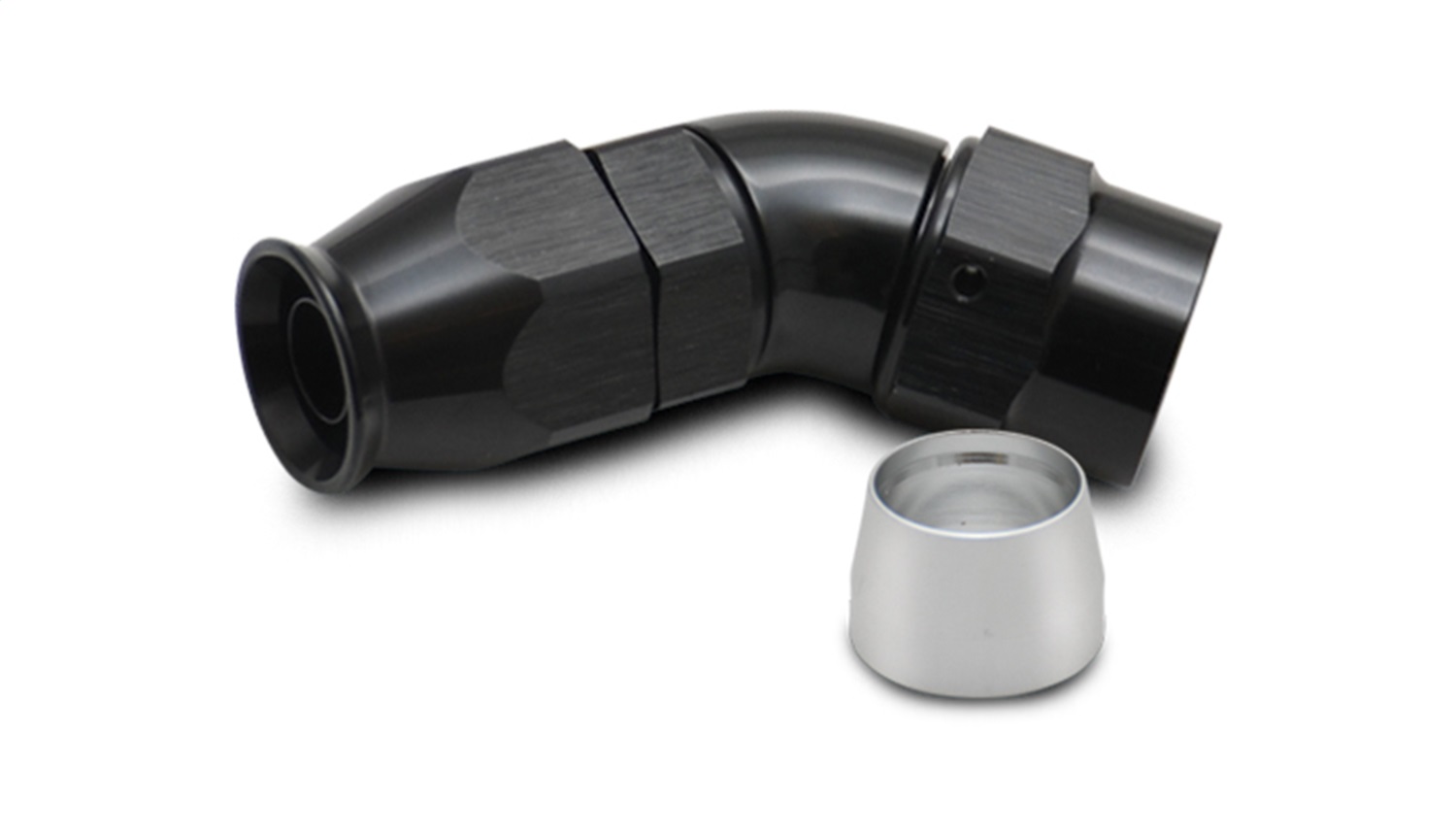 Vibrant Performance -6AN 45 Degree Elbow Hose End Fitting for PTFE Lined Hose