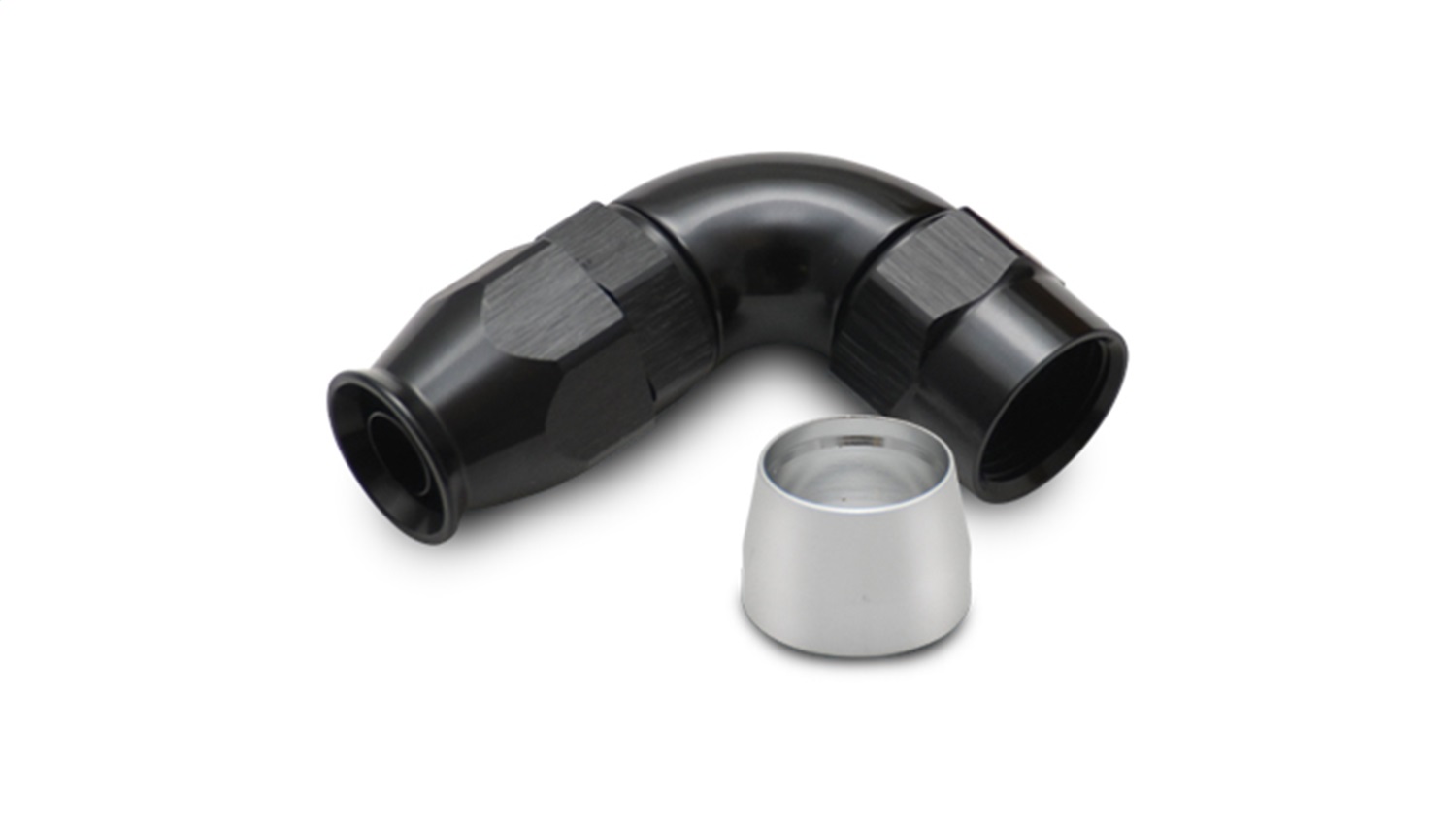 Vibrant Performance -6AN 90 Degree Elbow Hose End Fitting for PTFE Lined Hose